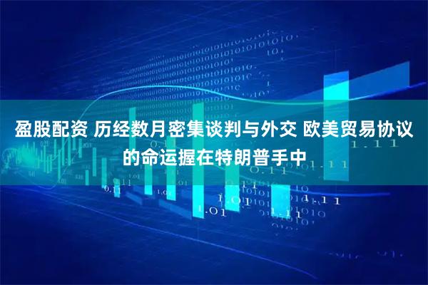 盈股配资 历经数月密集谈判与外交 欧美贸易协议的命运握在特朗普手中