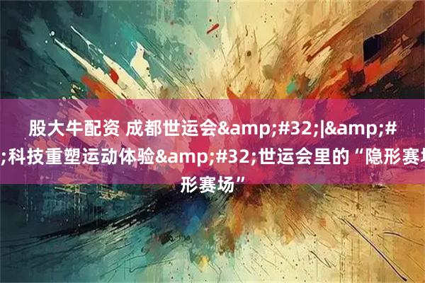 股大牛配资 成都世运会 | 科技重塑运动体验 世运会里的“隐形赛场”
